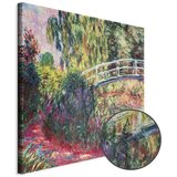 Slika - Claude Monet – The Japanese Footbridge 80x80 Premium Print | shoptok.hr