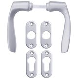 Madras doo Beograd Kvaka MILA za metalna vrata, srebrna BANE (1600.12.218) | ePonuda.com