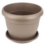 PLASTOFLEX Saksija sa podmetačem mediteran FI14 mocca Cijene