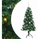  Korner Umjetno Božićno Drvo Zelena 150 cm PVC i metal Slike