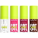 NYX Professional Makeup Fat Oil Lip Drip set za ustnice 4x4.8 ml | Shoptok.si