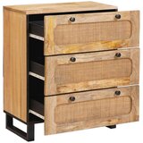  Strani šal 2 pcs Rjava 60 x 33 x 75 cm Masiven les manga, (5000155747) | Shoptok.si