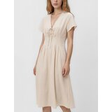 Reserved Midi haljina s visokim udjelom liocelnih vlakana - boja kože | shoptok.hr