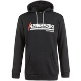 Kawasaki Puloverji Killa Unisex Hooded Sweatshirt K202153 1001 Black Črna Cene