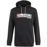 Kawasaki Puloverji Killa Unisex Hooded Sweatshirt K202153 1001 Black Črna