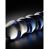 Icicles br. 5 - spiralni stakleni dildo (prozirno-plavi) | shoptok.hr