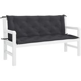  Jastuk za vrtnu klupu crni 150 x (50+50) x 7 cm tkanina Oxford | Eponuda.com