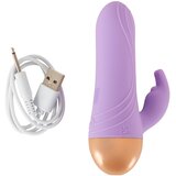 Cuties akumulatorski, vodootporni mini vibrator s rukom za klitoris (ljubičasti) | shoptok.hr