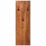  Zidne vješalice za kapute 2 kom 36x3x110 cm od bagremovog drva | shoptok.hr