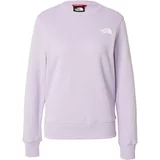 The North Face Sweater majica ljubičasta / prljavo bijela