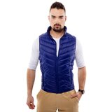 Glano Men's quilted vest - dark blue | Shoptok.si