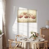  Slika - Flowers in Beige (1 Part) Wide 90x60 | shoptok.hr