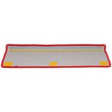  Prostirke za stepenice 10 kom 65x21x4 cm crvene pravokutne rubove | shoptok.hr