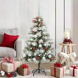  Umjetno božićno drvce S LED lampica Zelena i bijela 120 cm | shoptok.hr