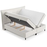 Maison de Rêve Kremno bela boxspring postelja s prostorom za shranjevanje 180x200 cm Sinai – | Shoptok.si