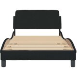  Okvir za krevet s uzglavljem crni 100x200 cm od tkanine | shoptok.hr