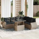  7-dijelni set vrtnih sofa sivi od poliratana | shoptok.hr