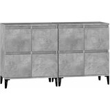  Komode 2 kom siva boja betona 60x35x70 cm od konstruiranog drva | shoptok.hr