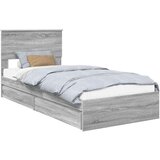 Okvir za krevet Siva Sonoma 90 x 190 cm Konstruirano drvo | shoptok.hr
