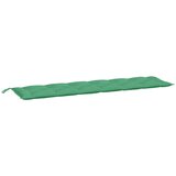  Jastuci za vrtnu klupu 2 kom zelena 200x50x7cm tkanine Oxford | Eponuda.ba