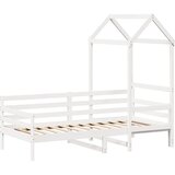  Dnevni krevet s krovom bez madraca bijeli 80x200 cm masivno drvo | Eponuda.com