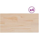  Stolne ploče 4 kom 90x45x1,7 cm od masivne borovine pravokutne | shoptok.hr