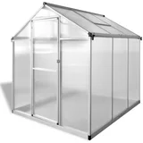 Rastlinjak okrepljeni aluminij 3,46 m²