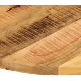 Stolna ploča Ø 70x1,5 cm okrugla od masivnog grubog drva manga | shoptok.hr
