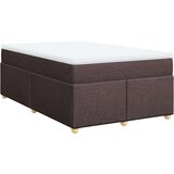  Krevet box spring s madracem tamnosmeđi 120 x 190 cm od tkanine | shoptok.hr