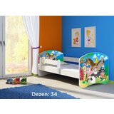 ACMA dečiji krevet ii 180x80 + dušek 6 cm WHITE34 | ePonuda.com