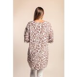 Fenzy Široka Bluza S Leopard Printom, Smeđa | shoptok.hr