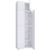 MID.YOU Omara Za Oblačila Lona Xxl, Bela | Shoptok.si