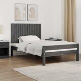  Zidno uzglavlje sivo 108 x 3 x 60 cm od masivne borovine | shoptok.hr