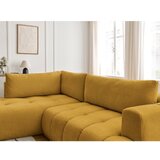 Bobochic Paris Senf žuta sklopiva/s prostorom za odlaganje kutna garnitura (s lijevim kutom/u obliku slova L) Fuji – | shoptok.hr