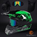 Prolinetech Cross/Enduro kaciga – PLT/HE-GRE (M) Cene