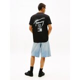 Tommy Jeans Majica 'CITY' pastelno modra / črna | Shoptok.si