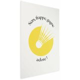  Plakat - Shuttlecock Against the Yellow Sun 21x30 Bez okvira s margom | shoptok.hr