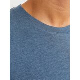 Jack & Jones Majica 'EPAULOS' moder denim / temno oranžna | Shoptok.si
