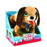 Peppy Pups: smeđi plišani pas s povodcem 28 cm