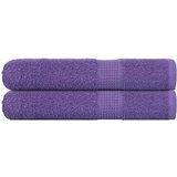 vidaXL Brisače za savno 2 kos vijolična 80x200 cm 360 g/m² 100% bombaž | Shoptok.si