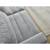 Bobochic Paris Svetlo siva žametna sedežna garnitura 276 cm Sierra – | Shoptok.si
