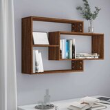  Polica smeđa boja hrasta 104x20x58 5 cm konstruirano drvo Cijene