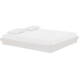  Okvir za krevet od masivnog drva bijeli 180 x 200 cm veliki | shoptok.hr