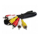 X Wave 3RCA TO 3 RCA CABLE ,1.5M ( 3R-->3R ) 3R-->3R 1,5m | ePonuda.com