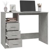  Radni stol siva boja betona 102x50x76 cm konstruirano drvo | Eponuda.ba