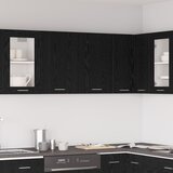 vidaXL Kuhinjski ormarić Crni hrast Konstruirano drvo 80 x 31 x 60 cm | shoptok.hr