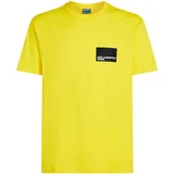 KARL LAGERFELD JEANS Majica žuta / crna / bijela