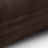 DecoKing Jastučnica za valjkasti jastuk Amber 20x120 cm, tamnosmeđa Slike