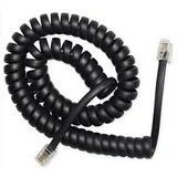 Telefonski spiralni kabl za slusalicu 2m sa konektorima RJ-10, TC4P4CS-2M, GEMBIRD
