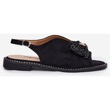 S. BARSKI Women's Sandals With Bow On Flat Heel S.Barski | Shoptok.si